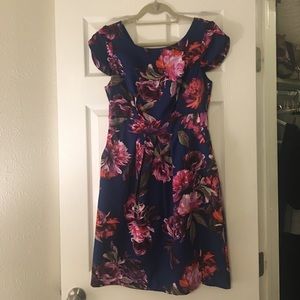 Blue Floral Dress